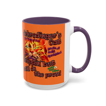 schrodinger's cat - Accent Mug (crusta)