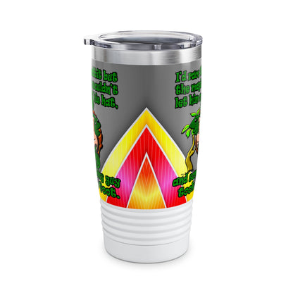 turtle race - Ringneck Tumbler, 20oz (rainbow split)