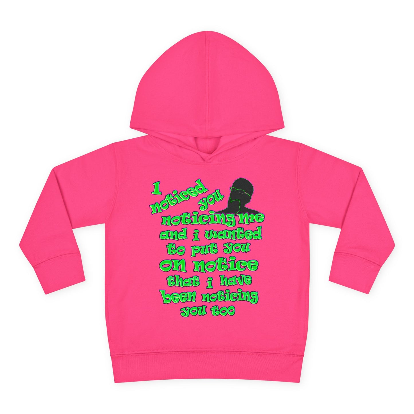 noticed you noticing - Toddler Pullover Fleece Hoodie