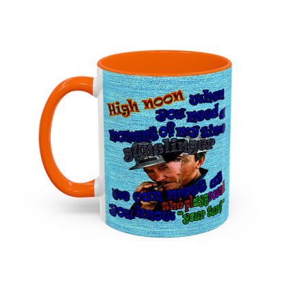 high noon - Accent Mug (faded blue)