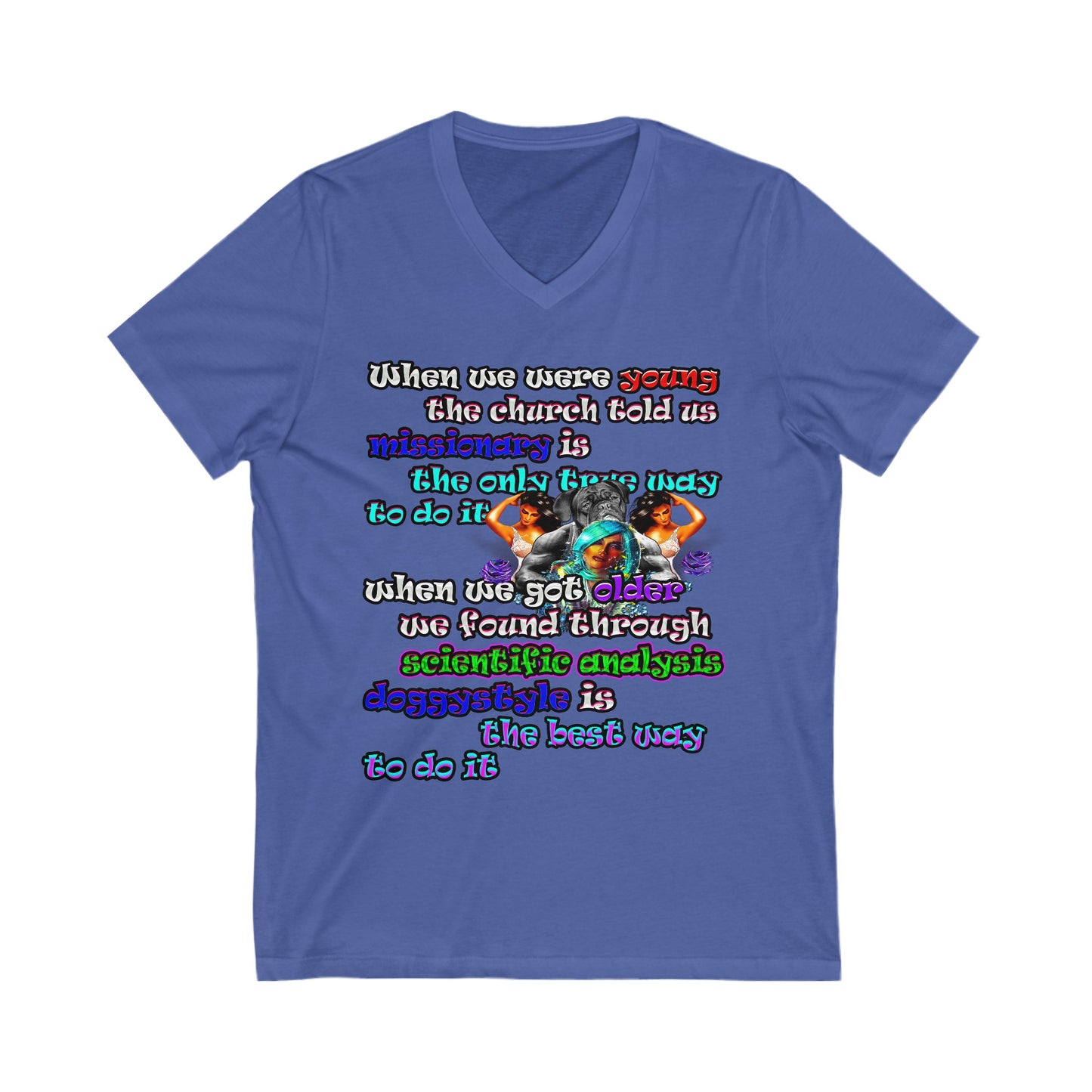 doggystyle - Unisex Jersey Short Sleeve V-Neck Tee