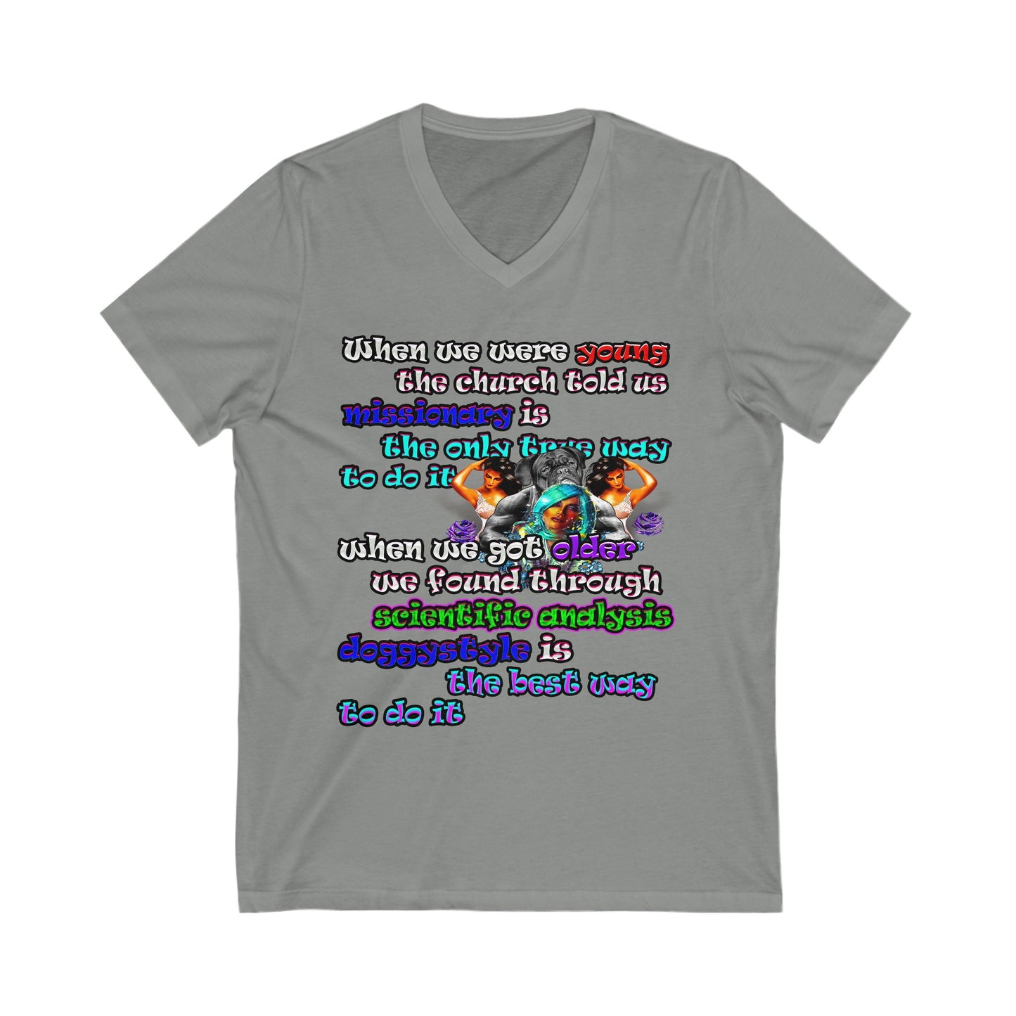 doggystyle - Unisex Jersey Short Sleeve V-Neck Tee