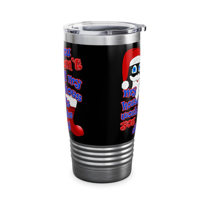 santa's shoes - Ringneck Tumbler, 20oz (black)