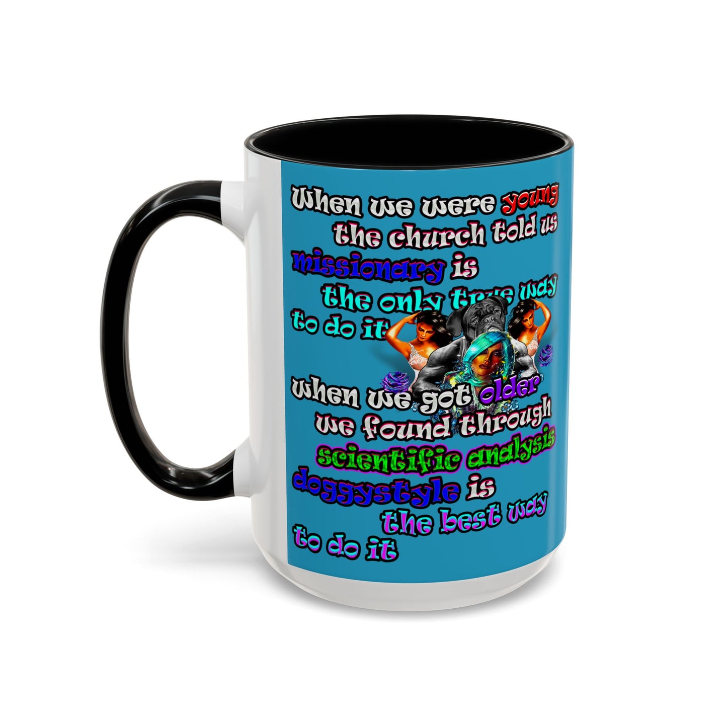 doggystyle - Accent Mug (turquoise)