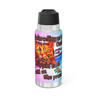 schrodinger's cat - Gator Tumbler, 32oz  (light blue-pink wave)