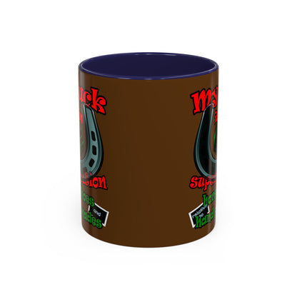 my luck - Accent Mug (brown)