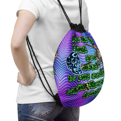 og - Drawstring Bag (purple wave)