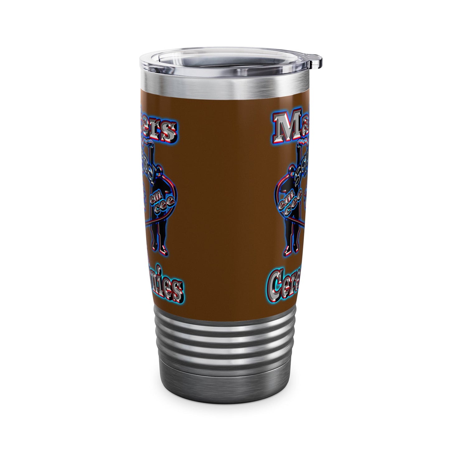 em cee squared - Ringneck Tumbler, 20oz (brown)