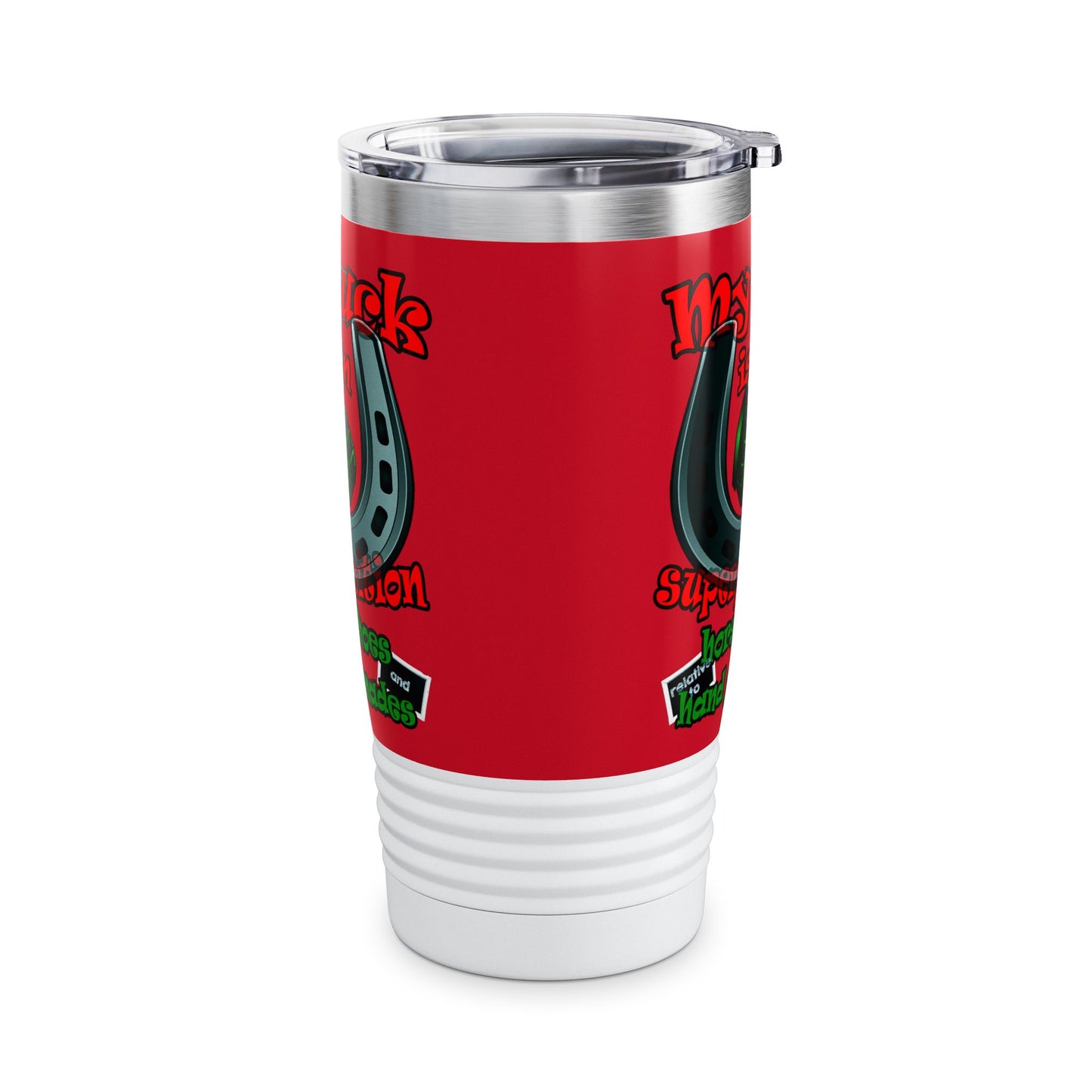 my luck - Ringneck Tumbler, 20oz (dark red)