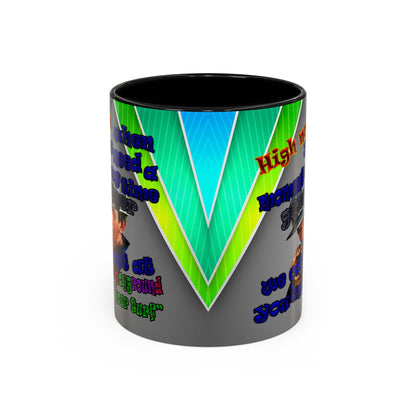 high noon - Accent Mug (rainbow split)