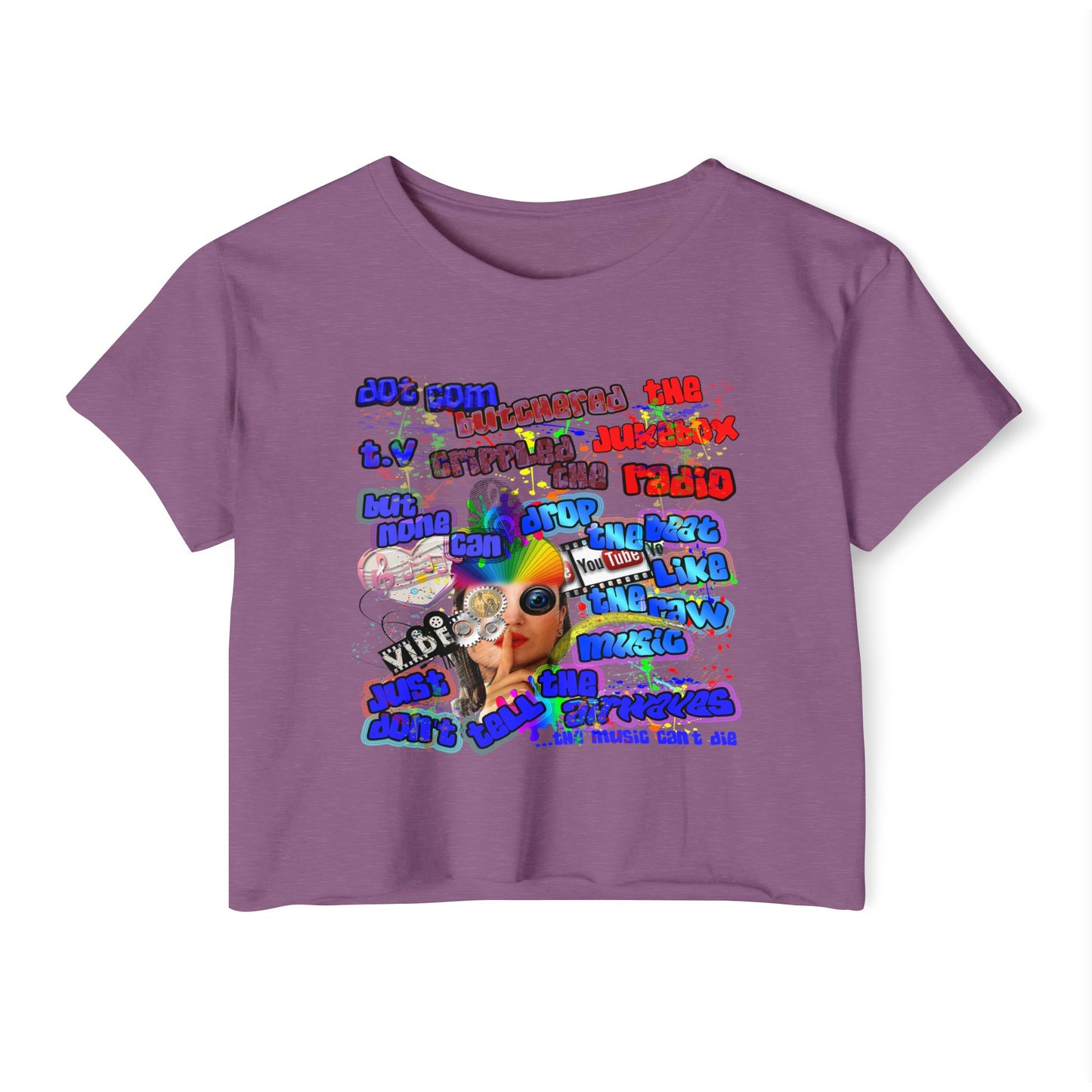 drop the beat - Women's Festival Crop Top
