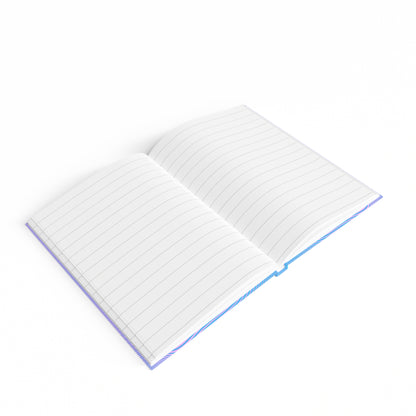 I don't care that your grey - journal-lined (light blue-purple wave)