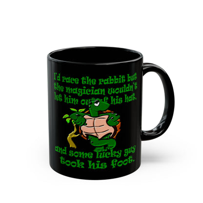 turtle race - Black Mug (black)