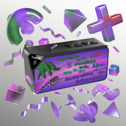 declaration of the independents - Jabba Bluetooth Speaker (purple-pink wave)