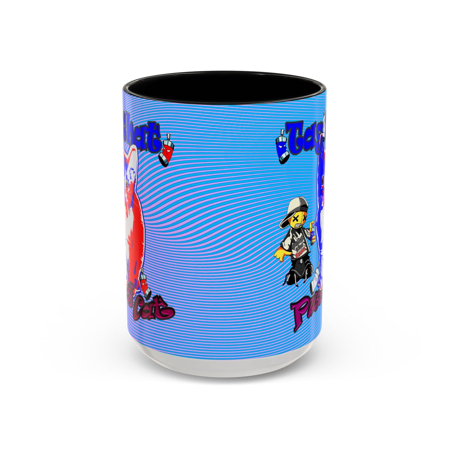 tag that - Accent Mug (light blue-purple wave)