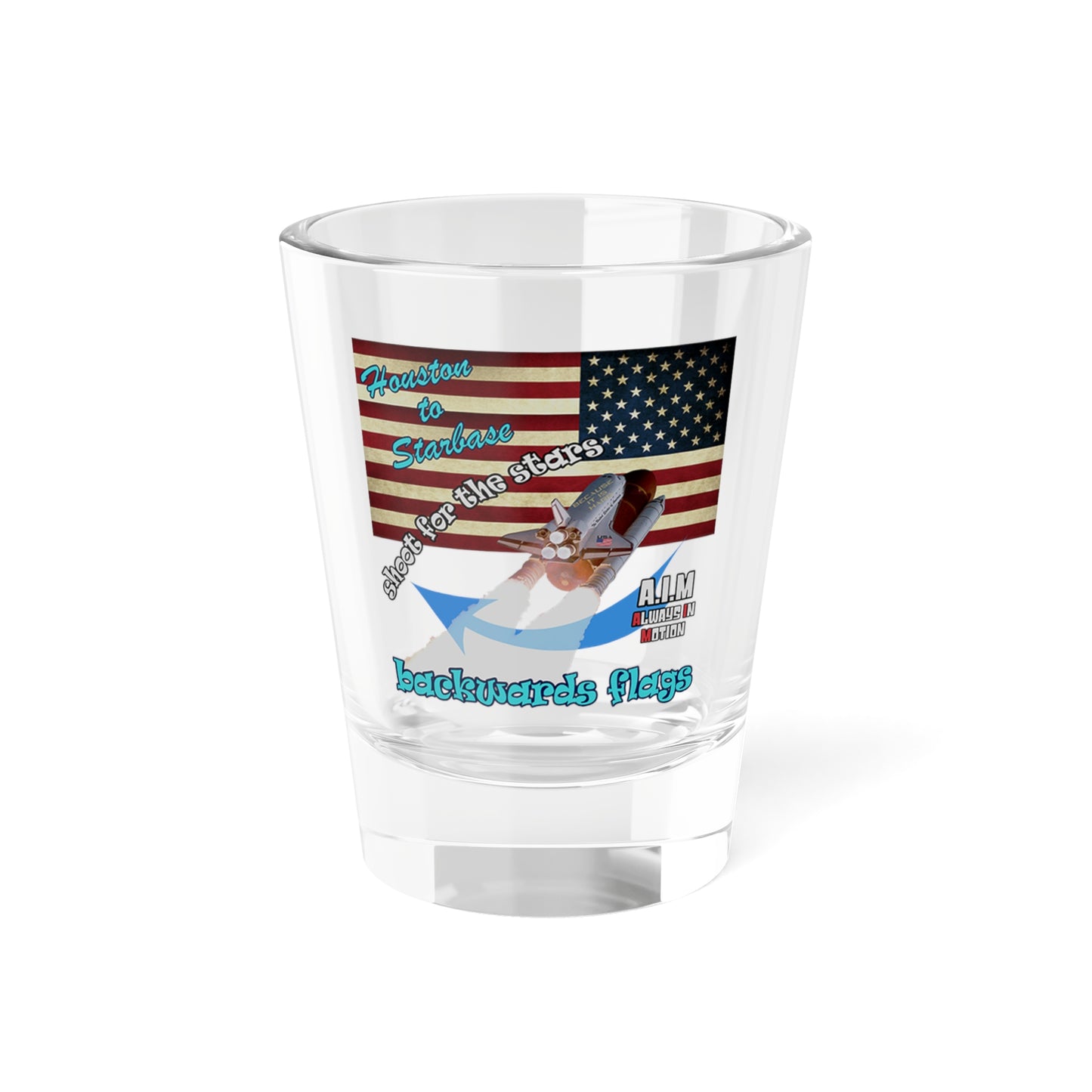 shoot for the stars - Shot Glass
