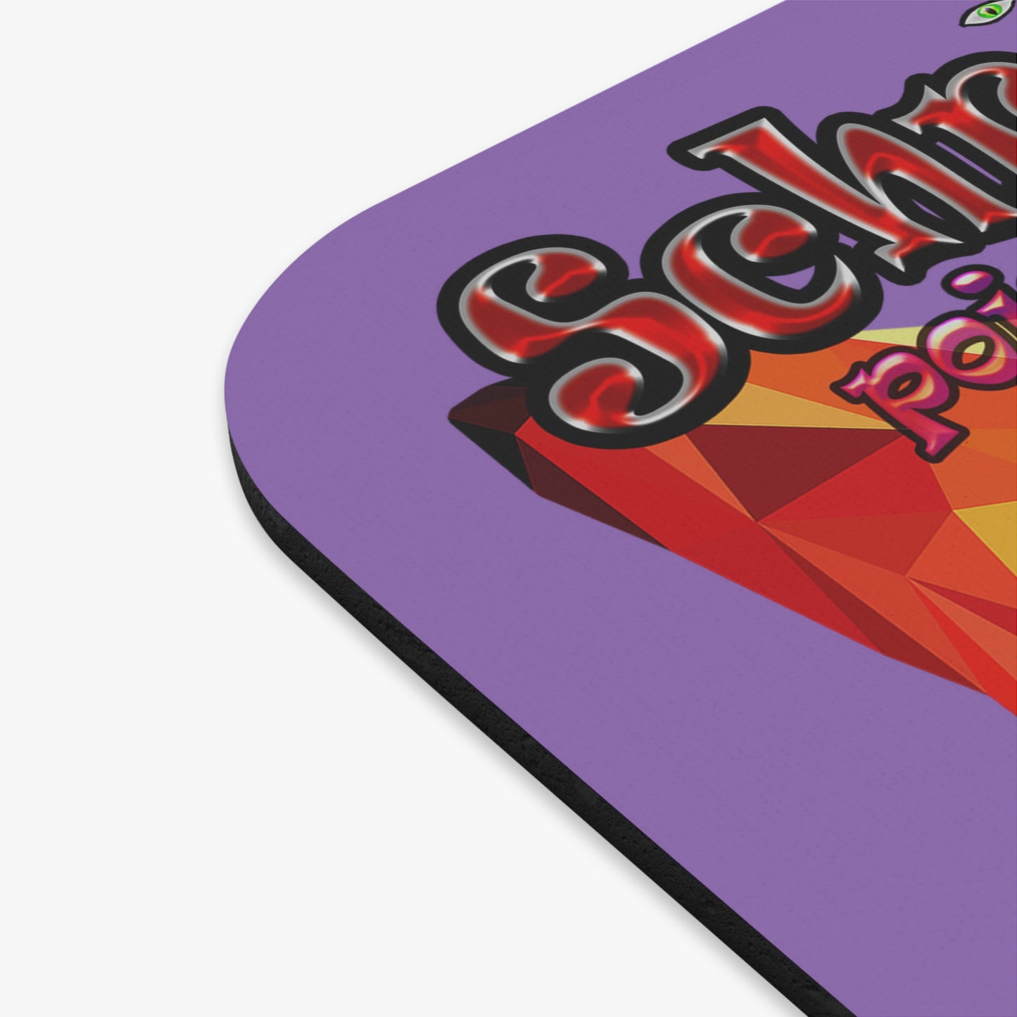 schrodinger's cat - Mouse Pad (Rectangle) (light purple)