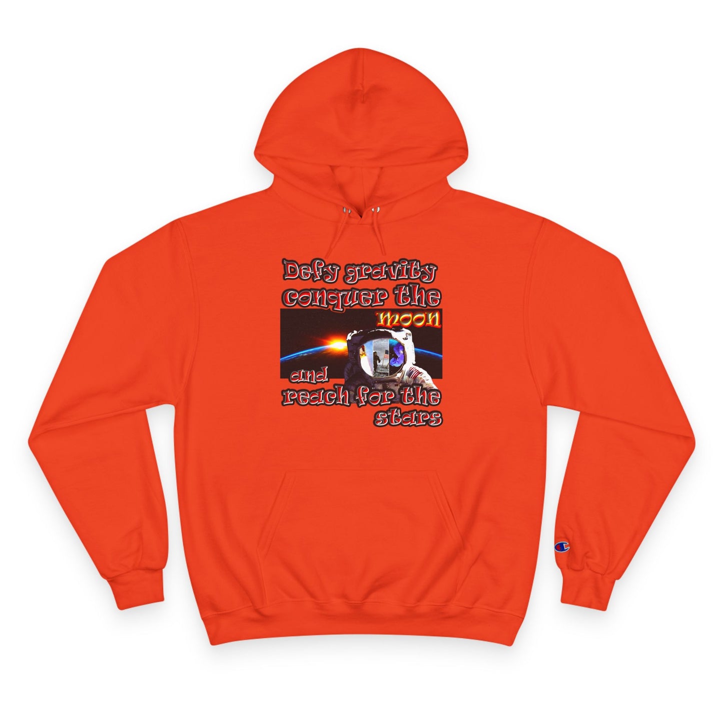 defy conquer reach - Champion Hoodie