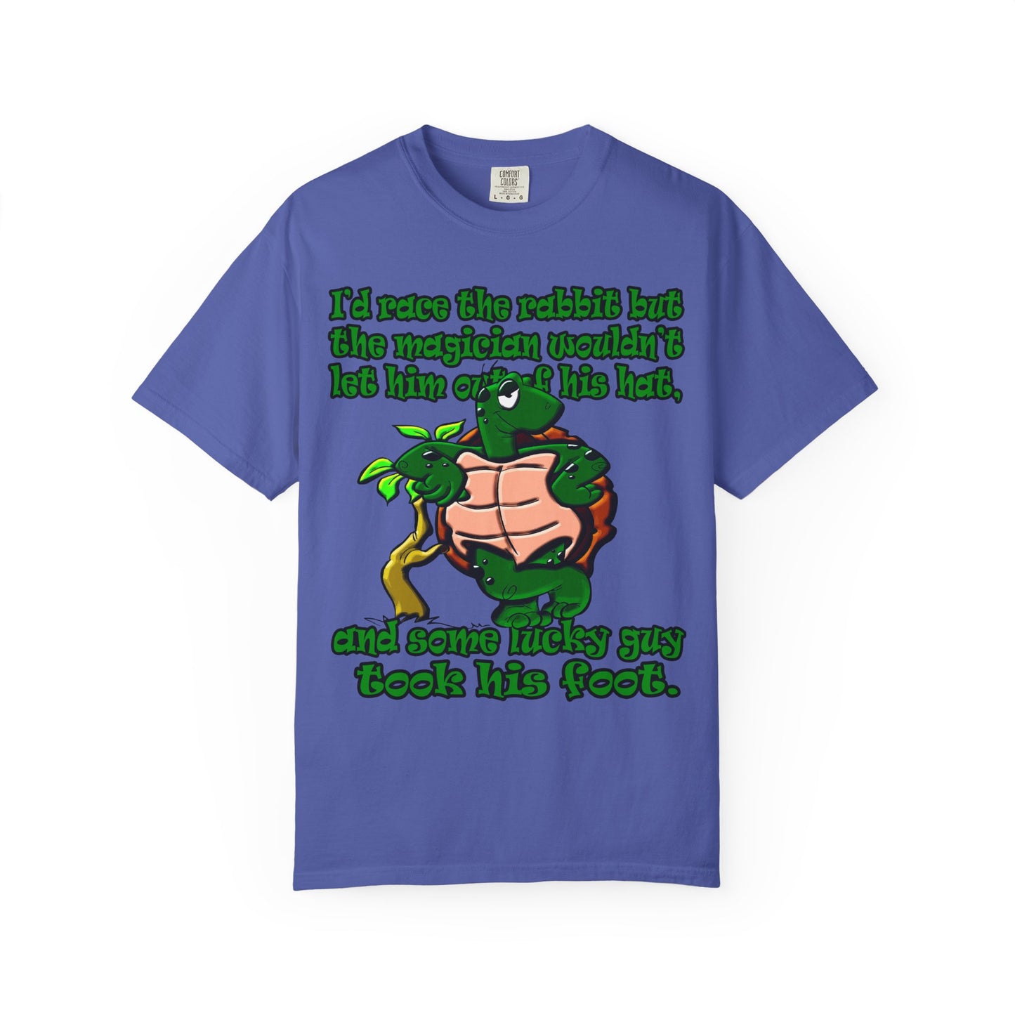 turtle race - Unisex Garment-Dyed T-shirt