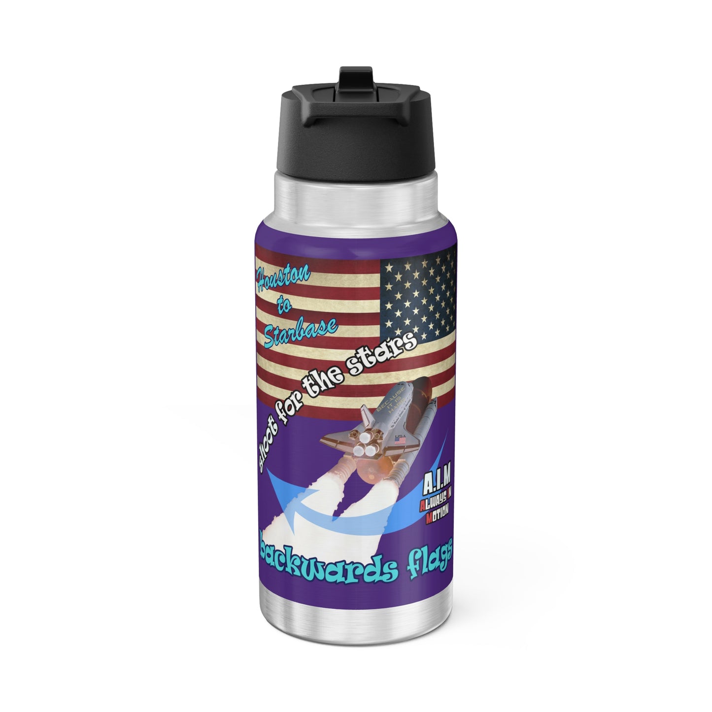 shoot for the stars - Gator Tumbler, 32oz (purple)