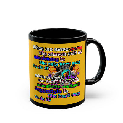 doggystyle - Black Mug (yellow)