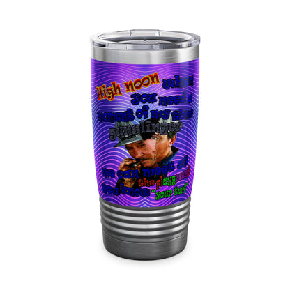 high noon - Ringneck Tumbler, 20oz (purple wave)