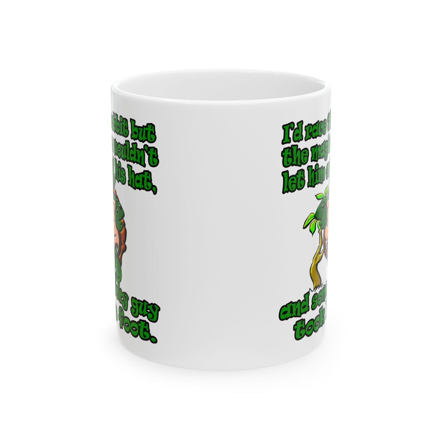 turtle race - White Mug (white)