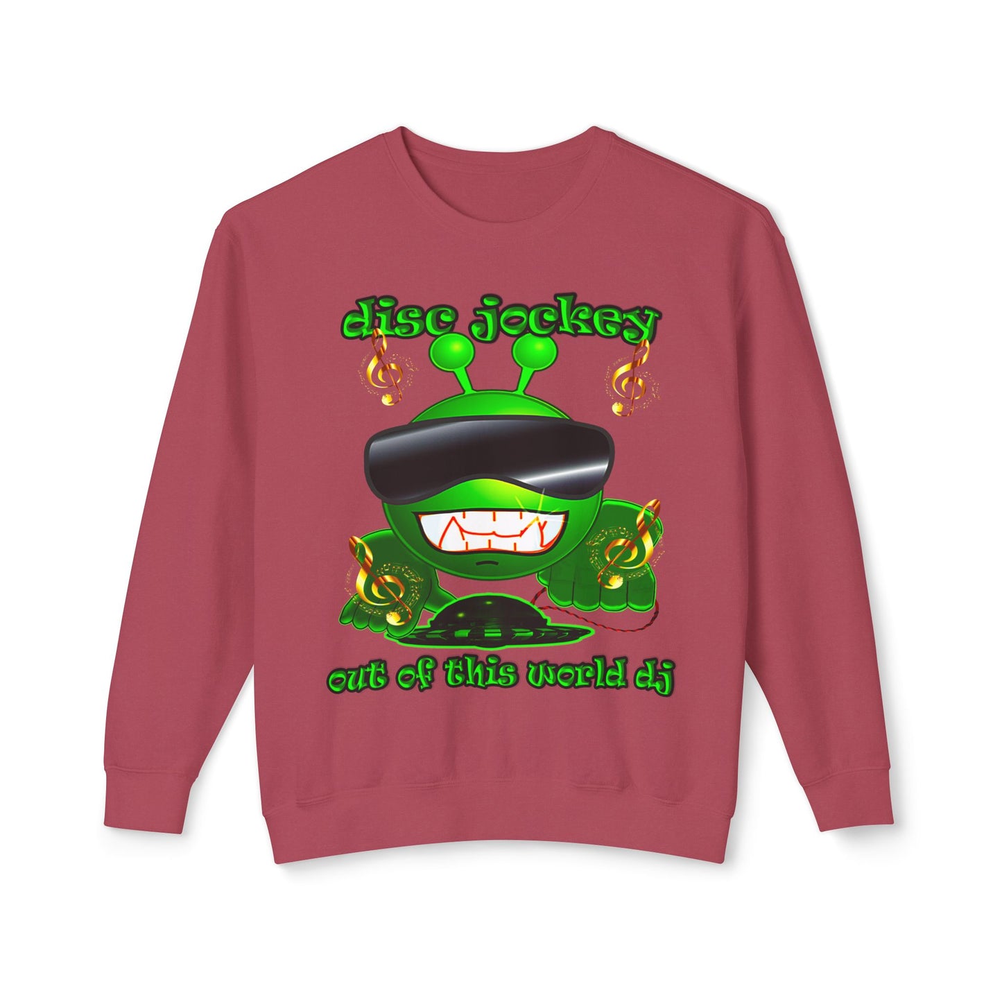disc jockey - Unisex Lightweight Crewneck Sweatshirt