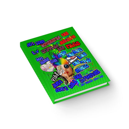 drop the beat - journal-lined (logo green)