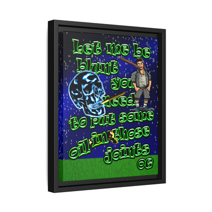 og - framed canvas art ('snoops' background)