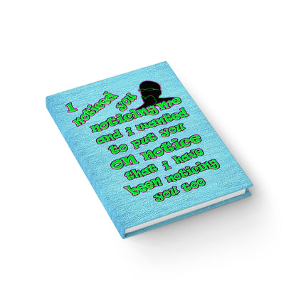 noticed you noticing - journal-blank (faded blue)
