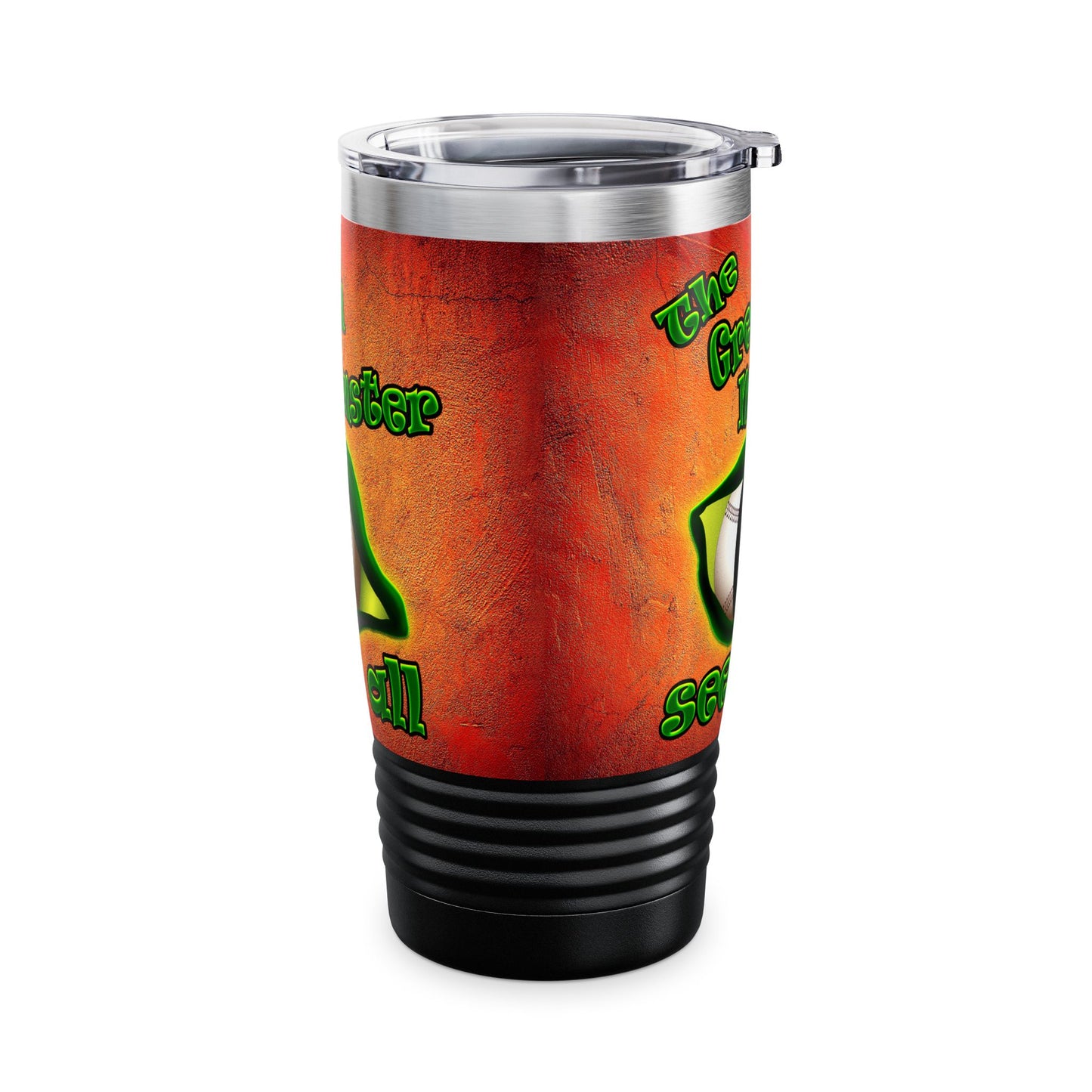 green monster - Ringneck Tumbler, 20oz (burnt orange)
