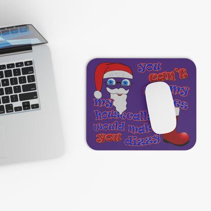 santa's shoes - Mouse Pad (Rectangle) (purple)