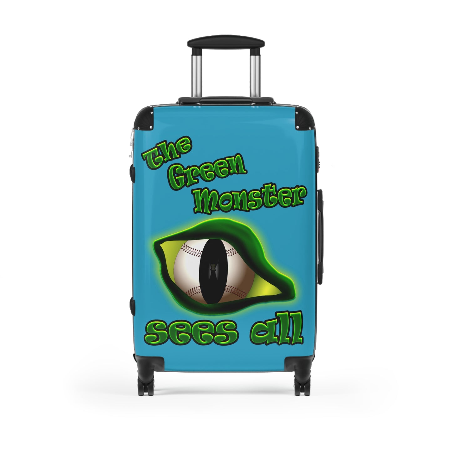 green monster - Suitcase (turquoise)