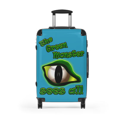green monster - Suitcase (turquoise)