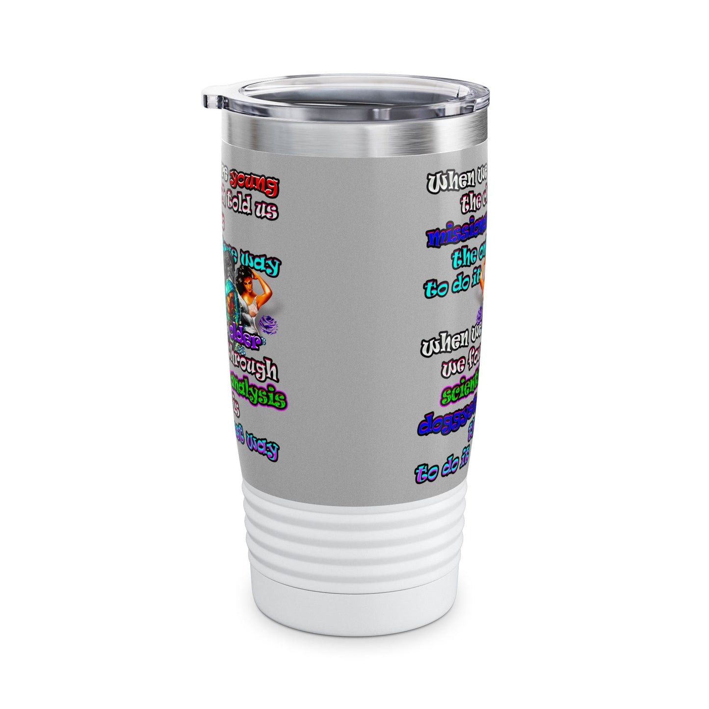 doggystyle - Ringneck Tumbler, 20oz (light grey)