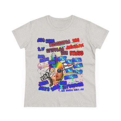drop the beat - Women's Midweight Cotton Tee