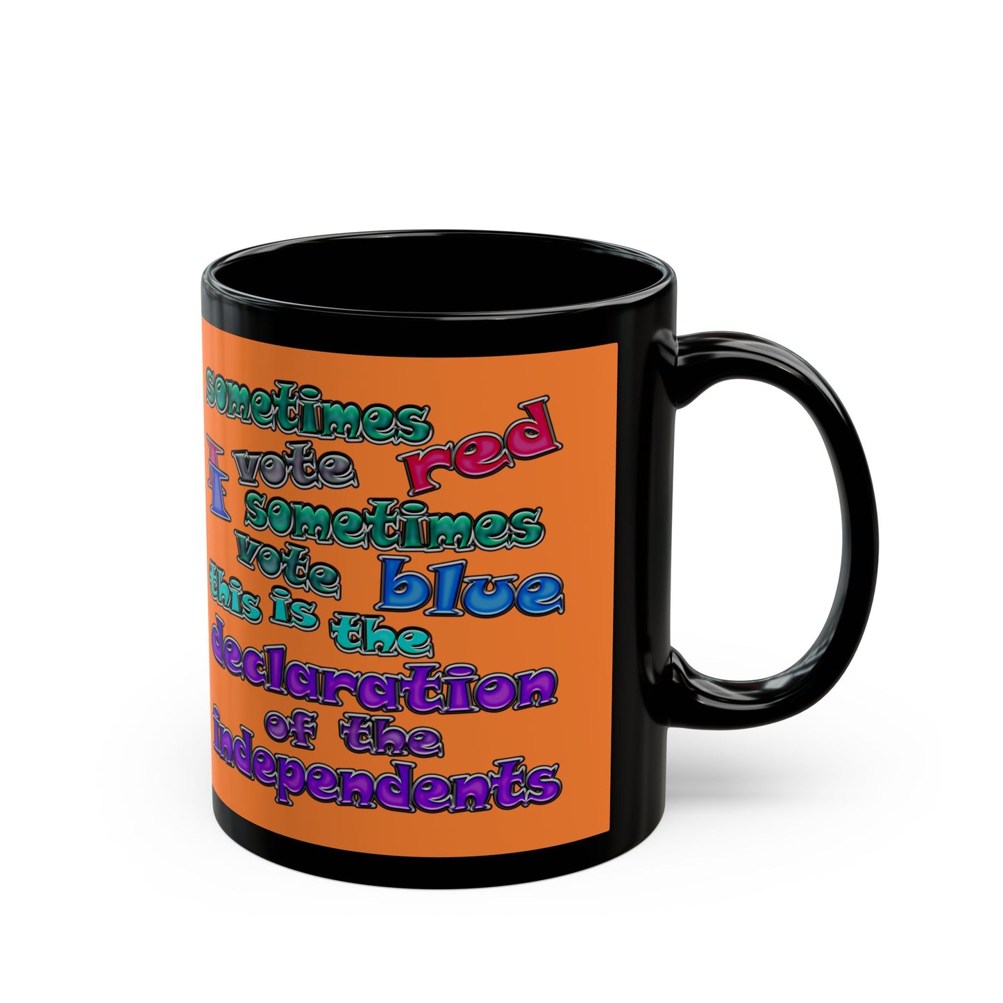 declaration of the independents - Black Mug (crusta)