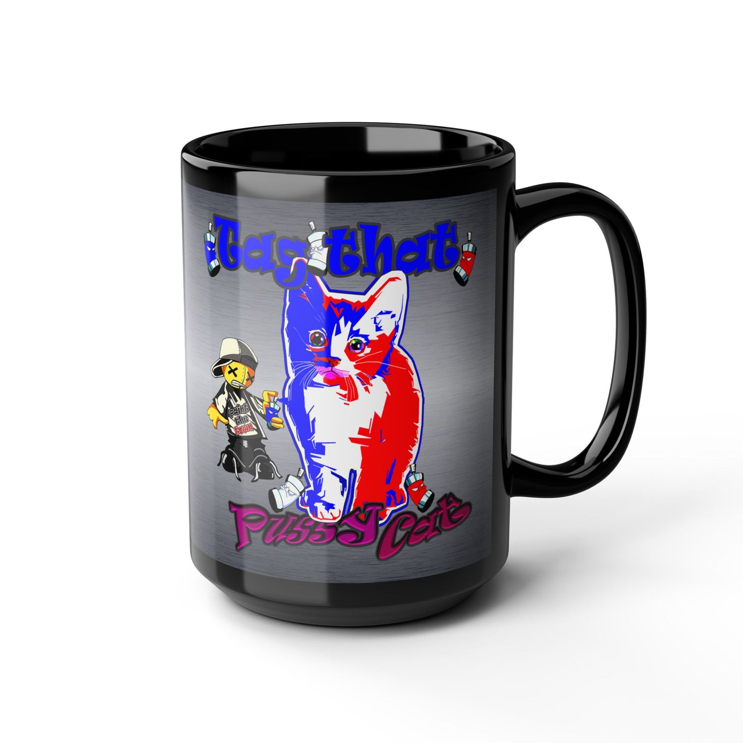 tag that - Black Mug (brushed nickel)