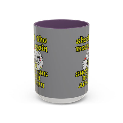 shoot the moon again - Accent Mug (grey)