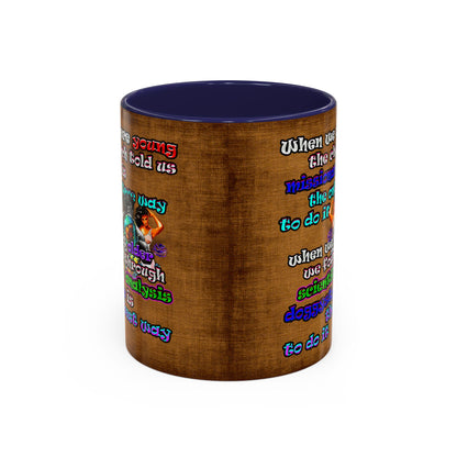 doggystyle - Accent Mug (brown papyrus)