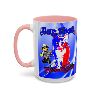 tag that - Accent Mug (blue-white wave)