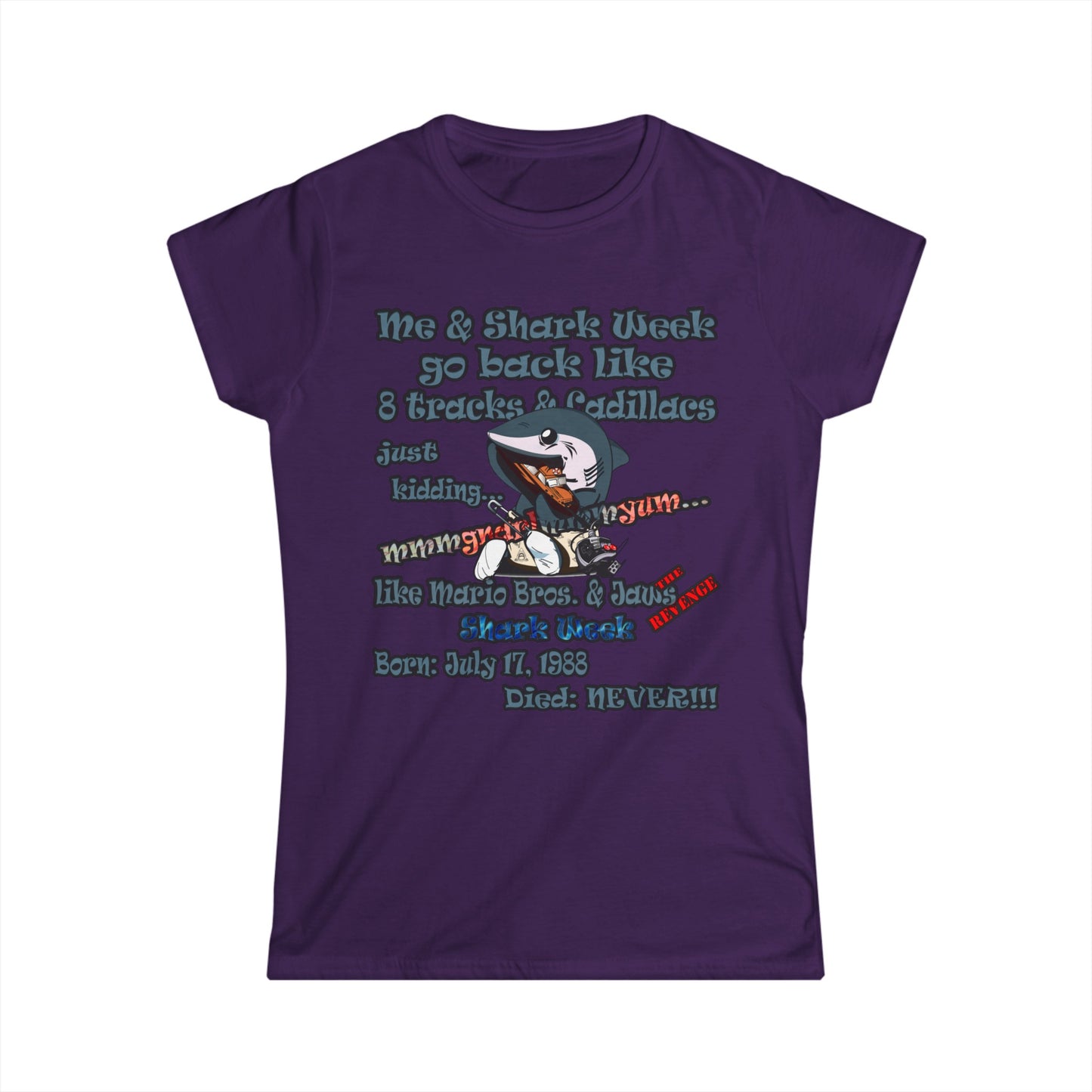 shark week - Women's Softstyle Tee