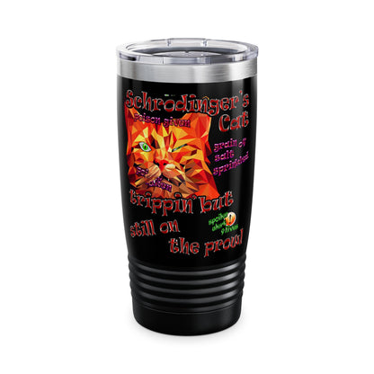 schrodinger's cat - Ringneck Tumbler, 20oz (black)