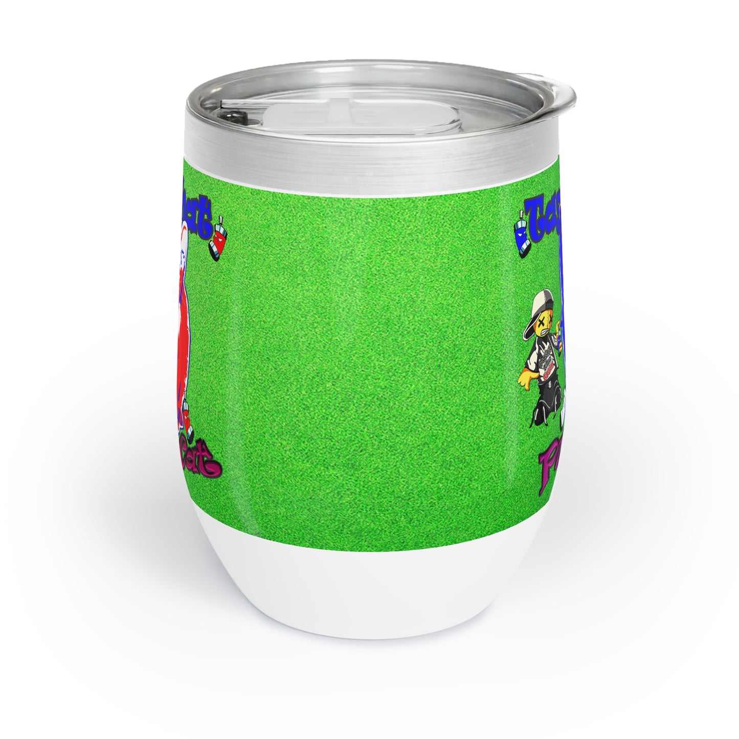 tag that - Chill Wine Tumbler (green turf)
