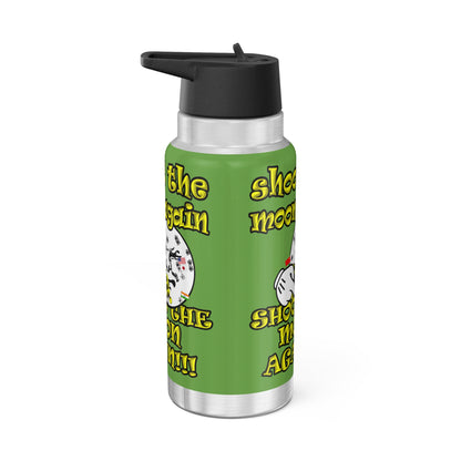 shoot the moon again - Gator Tumbler, 32oz (green)