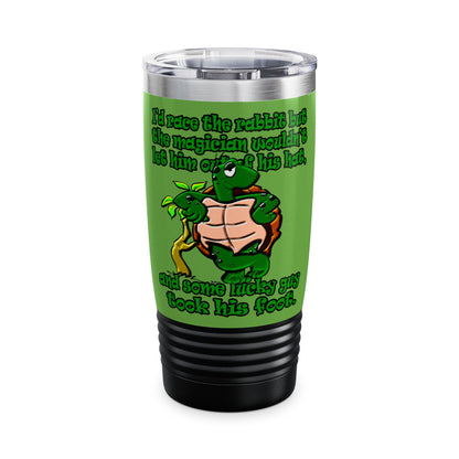 turtle race - Ringneck Tumbler, 20oz (green)