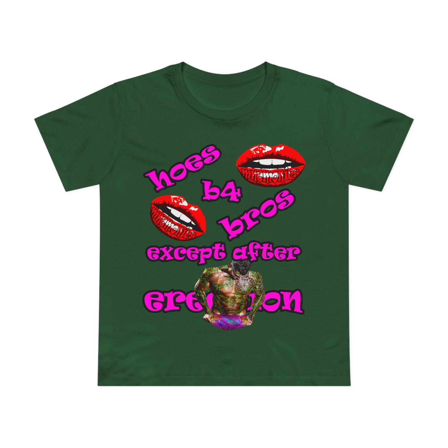 hoes b4 bros - Women’s Maple Tee