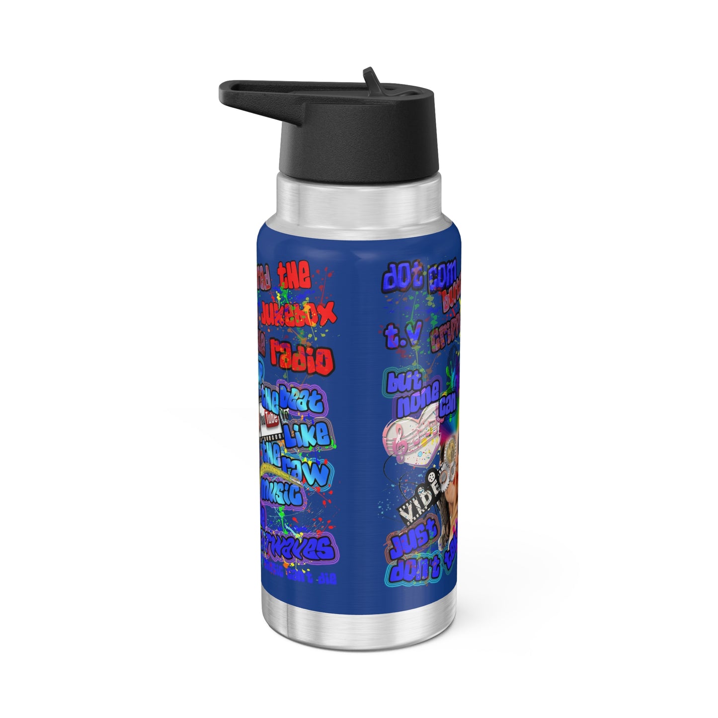 drop the beat - Gator Tumbler, 32oz (dark blue)