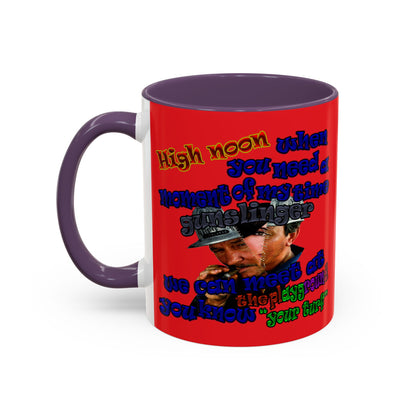 high noon - Accent Mug (red)